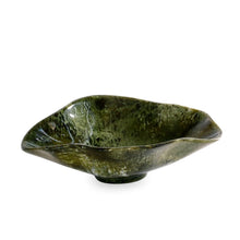 Load image into Gallery viewer, Green Resin Malachite Small Oval Bowl