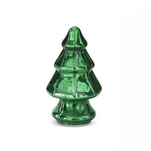 Load image into Gallery viewer, Mini Emerald Green Mercury Glass Tree | Four Styles