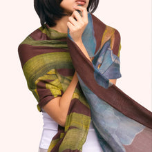 Load image into Gallery viewer, Iris Wool Wrap Scarf