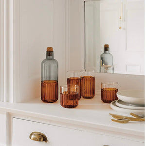 Channel Amber Carafe available at Bench Home