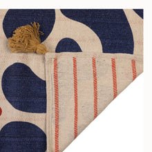 Load image into Gallery viewer, Navy Woven Throw