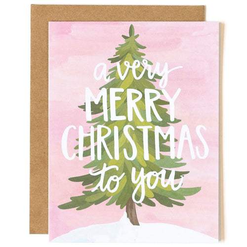 Very Merry Christmas Greeting Card