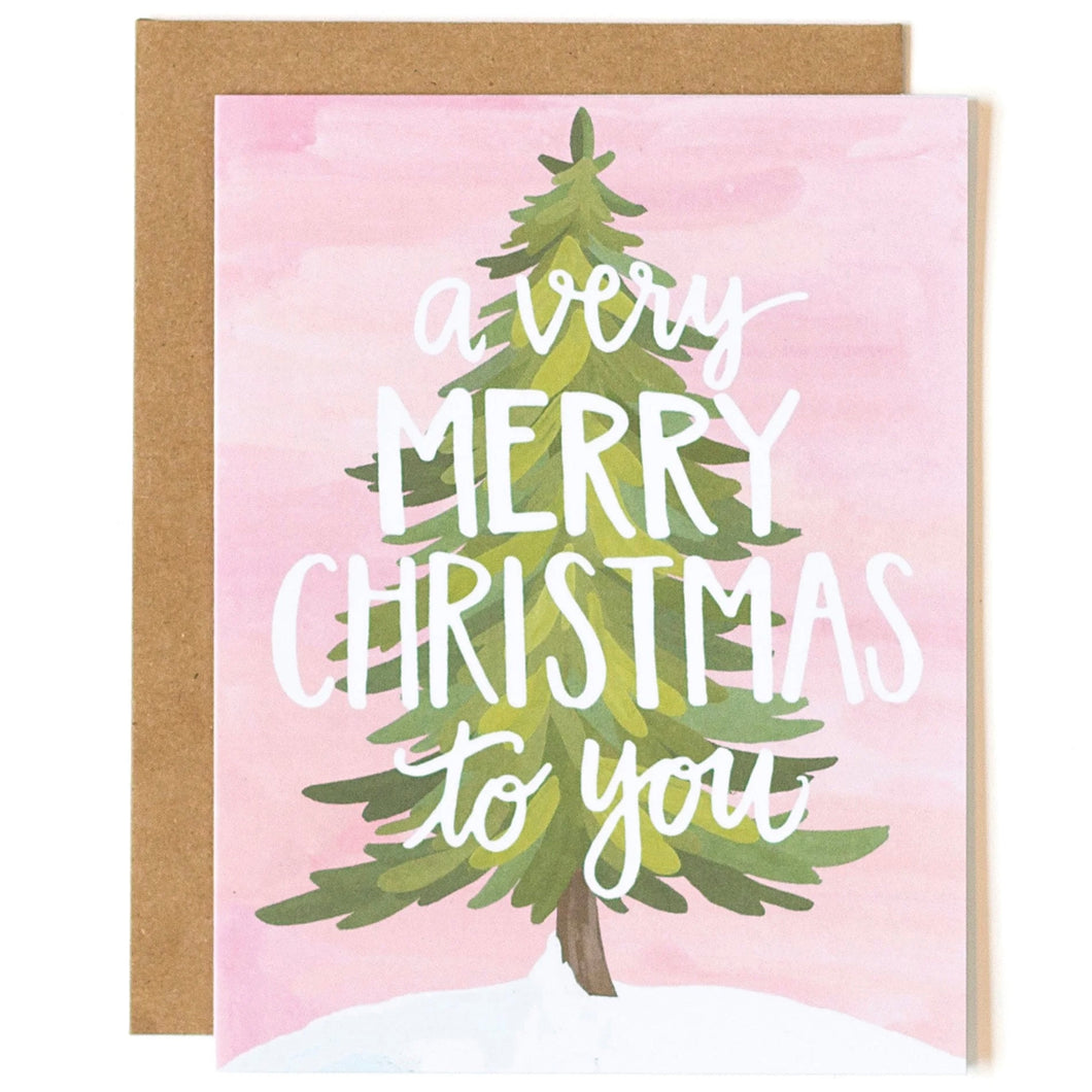Very Merry Christmas Greeting Card