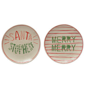 Holiday Stoneware Plates | 2 Styles available at Bench Home