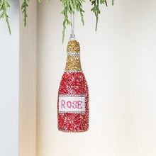 Load image into Gallery viewer, Pink Rose Bead Ornament