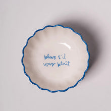 Load image into Gallery viewer, Blue Kinsey Scallop Dessert Bowl