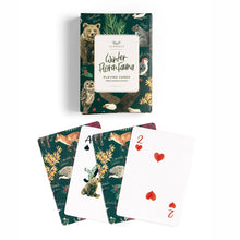 Load image into Gallery viewer, Winter Flora &amp; Fauna Playing Cards