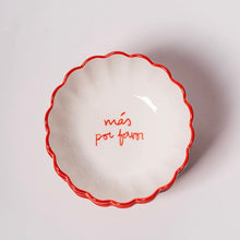 Load image into Gallery viewer, Red Kinsey Scallop Dessert Bowl