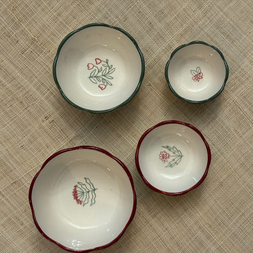 Camellia Flower Nesting Bowls