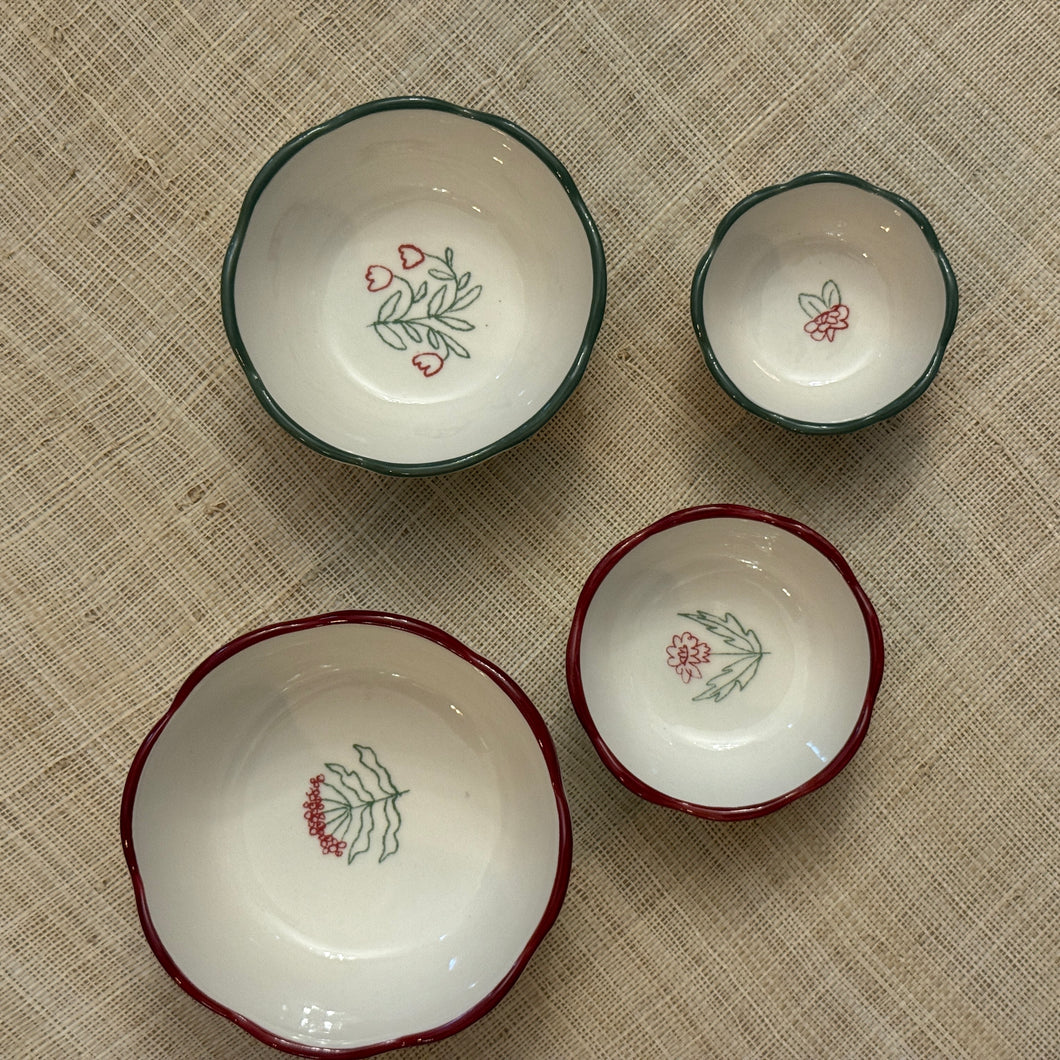 Camellia Flower Nesting Bowls