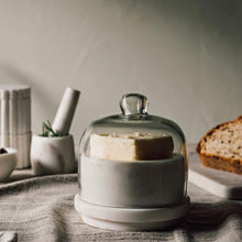 Load image into Gallery viewer, White Marble Butter Dish