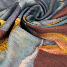 Load image into Gallery viewer, Iris Wool Wrap Scarf