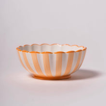 Load image into Gallery viewer, Orange Kinsey Scallop Dessert Bowl
