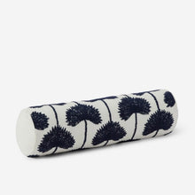 Load image into Gallery viewer, Palm Leaf Embroidered Bolster Pillow