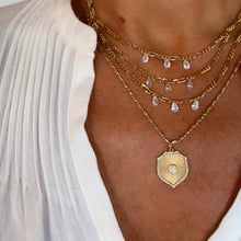 Load image into Gallery viewer, Crystal Teardrops Necklace