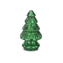 Load image into Gallery viewer, Mini Emerald Green Mercury Glass Tree | Four Styles