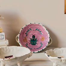 Load image into Gallery viewer, Amulet Hand Painted Footed Bowl