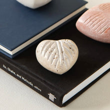 Load image into Gallery viewer, Medium Beige Marble Heart