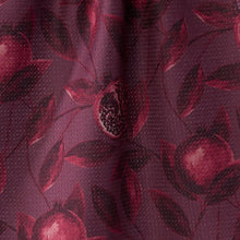 Load image into Gallery viewer, Rich Garnet Geometry Tea Towel