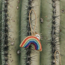 Load image into Gallery viewer, Rainbow Sun Rays Felt Ornament