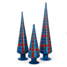 Load image into Gallery viewer, ZODAX Blue Plaid Trees | Three Styles