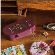 Load image into Gallery viewer, Rose Briar Embroidered Jewelry Box