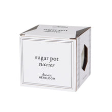Load image into Gallery viewer, Aquarius Sage sugar pot packaging box with printed text, on a white background. 