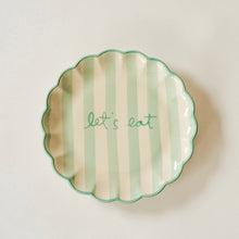 Load image into Gallery viewer, Let’s Eat Scallop Dessert Plate