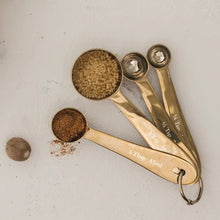 Load image into Gallery viewer, Gold Measuring Spoons
