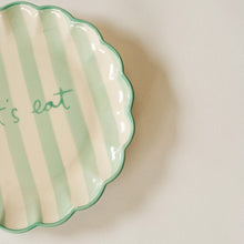 Load image into Gallery viewer, Let’s Eat Scallop Dessert Plate