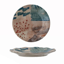 Load image into Gallery viewer, Abstract Printed Stoneware Plate| Two Styles