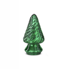 Load image into Gallery viewer, Mini Emerald Green Mercury Glass Tree | Four Styles