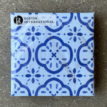 Load image into Gallery viewer, Amalfi Cucina Blue Napkins | Two Styles