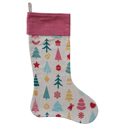 Holiday Cotton Stocking