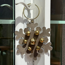 Load image into Gallery viewer, Leather Snowflake Door Hanger | Two Styles