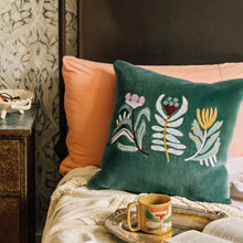 Load image into Gallery viewer, Venus Embroidered Throw Pillow