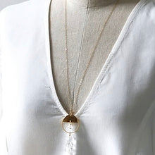 Load image into Gallery viewer, Quartz Drop Necklace