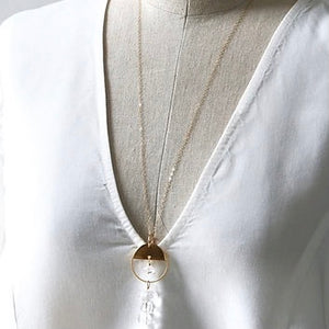 Quartz Drop Necklace available at Bench Home