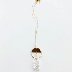 Quartz Drop Necklace available at Bench Home