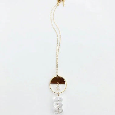 Quartz Drop Necklace