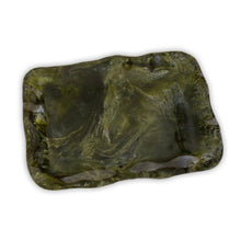 Load image into Gallery viewer, Green Resin Malachite Extra Large Rectangular Tray