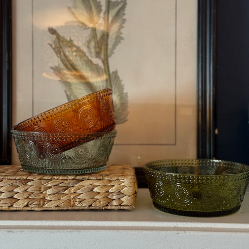 Codi Glass Bowl LG | Three Styles