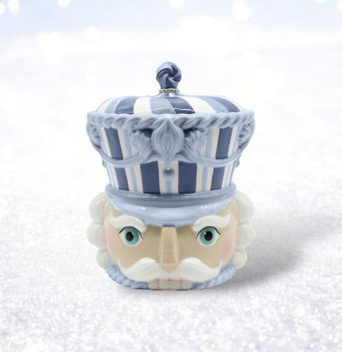 Blue Nutcracker Cookie Jar