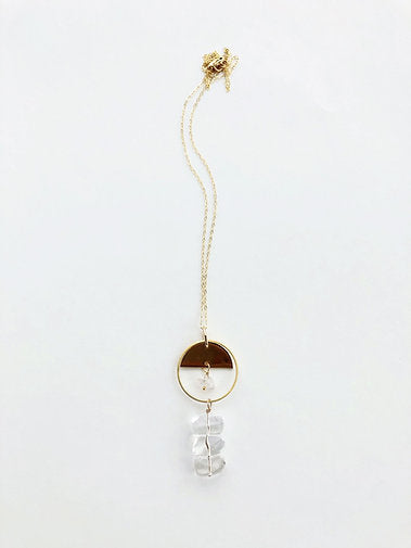 Quartz Drop Necklace
