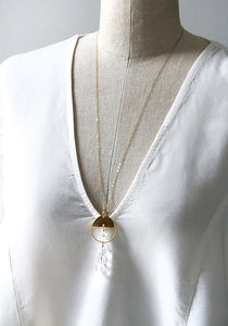 Quartz Drop Necklace available at Bench Home