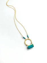 Load image into Gallery viewer, Turquoise Tube Necklace