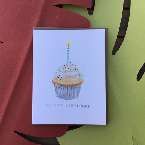 Cupcake Birthday Card