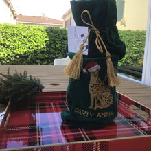 Load image into Gallery viewer, Embroidered Wine Bag