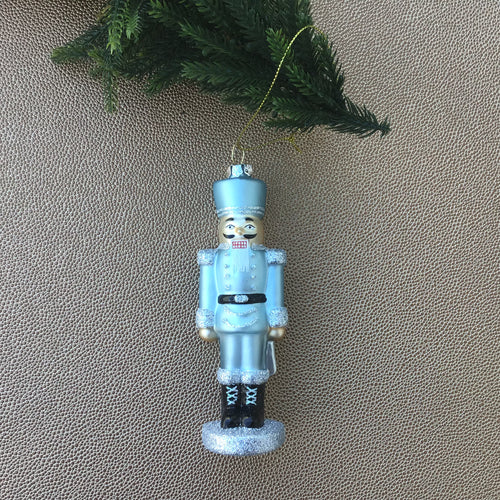 Blue Nutcracker Ornament