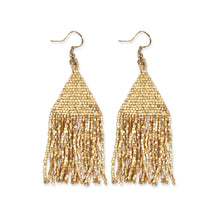 Load image into Gallery viewer, Triangle Fringe Earrings